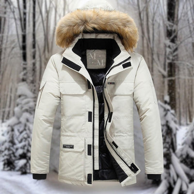 Alex - Winter Pelzkragen Jacke