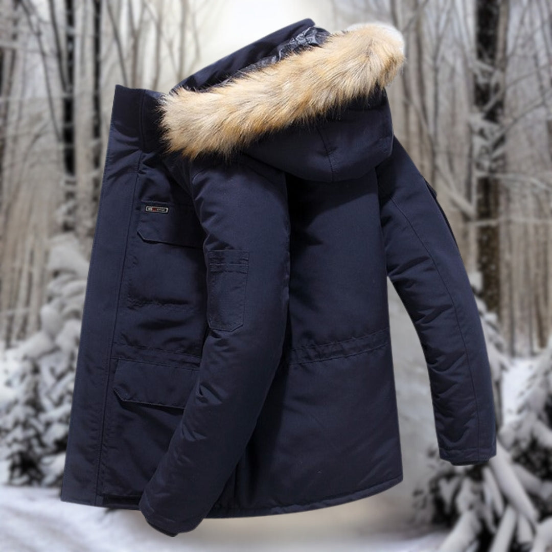 Alex - Winter Pelzkragen Jacke