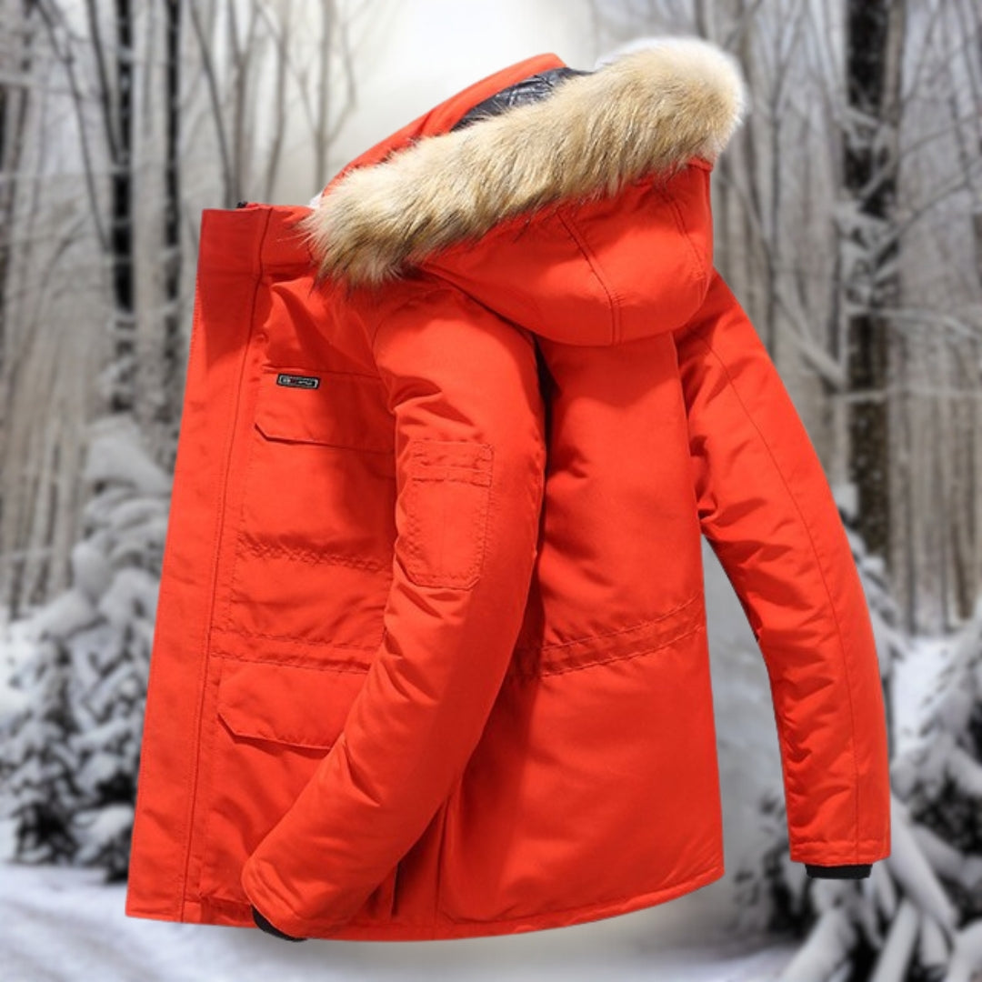 Alex - Winter Pelzkragen Jacke