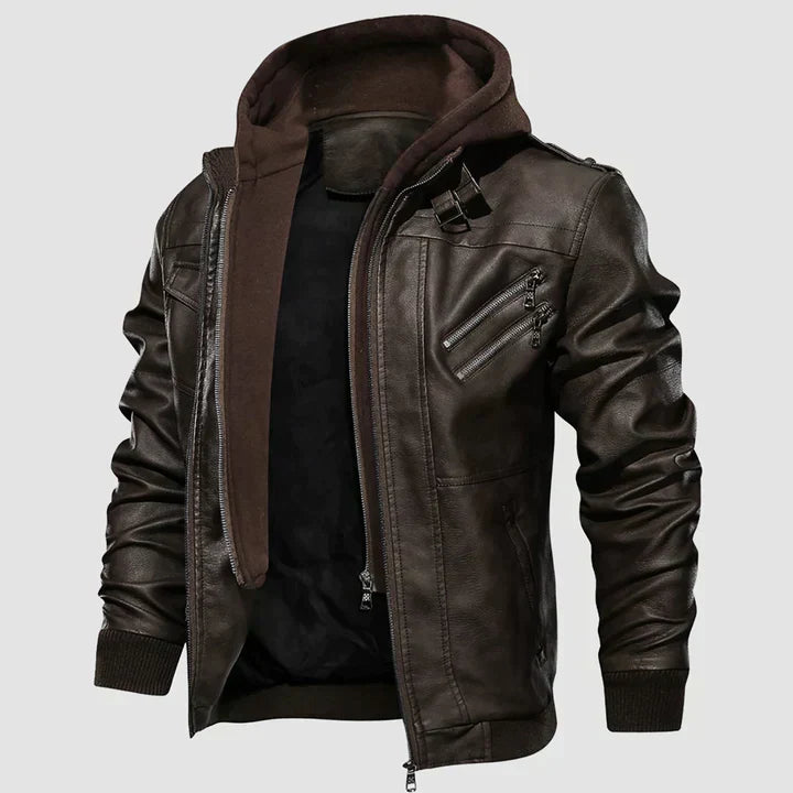 Fabrizio - Herren Motorradjacke Leder