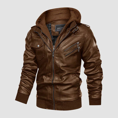 Fabrizio - Herren Motorradjacke Leder