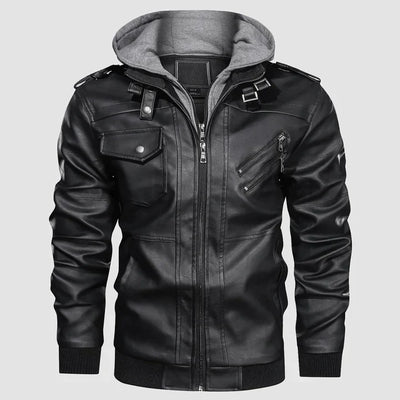 Fabrizio - Herren Motorradjacke Leder