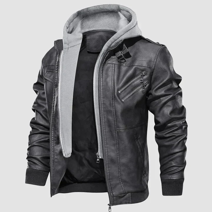 Fabrizio - Herren Motorradjacke Leder