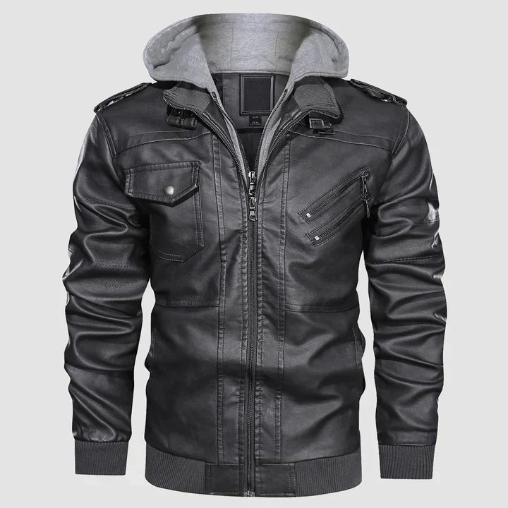 Fabrizio - Herren Motorradjacke Leder