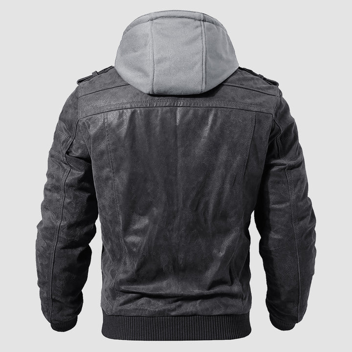 Fabrizio - Herren Motorradjacke Leder