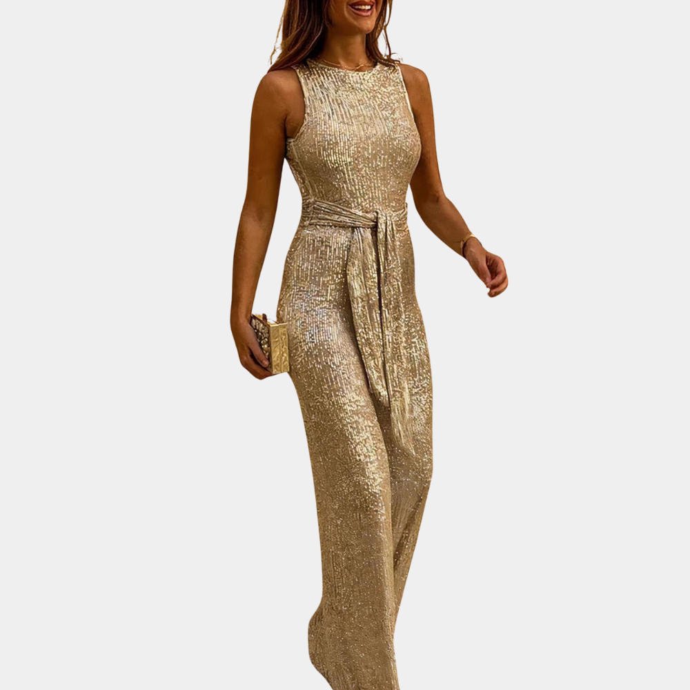 BEATRIX- Glitzernder Jumpsuit für Damen