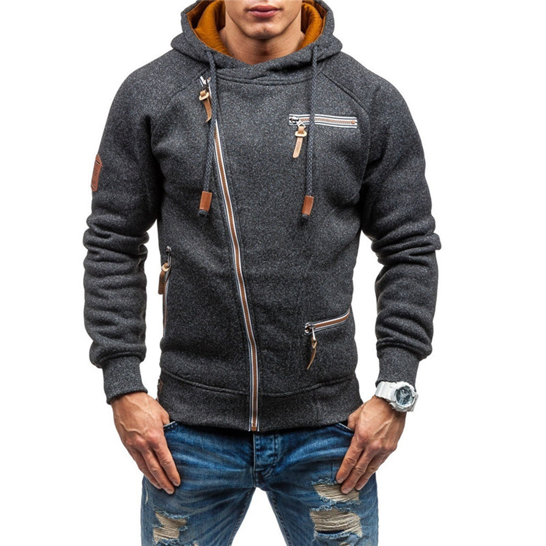 Robert - Herren Pullover mit Reißverschluss