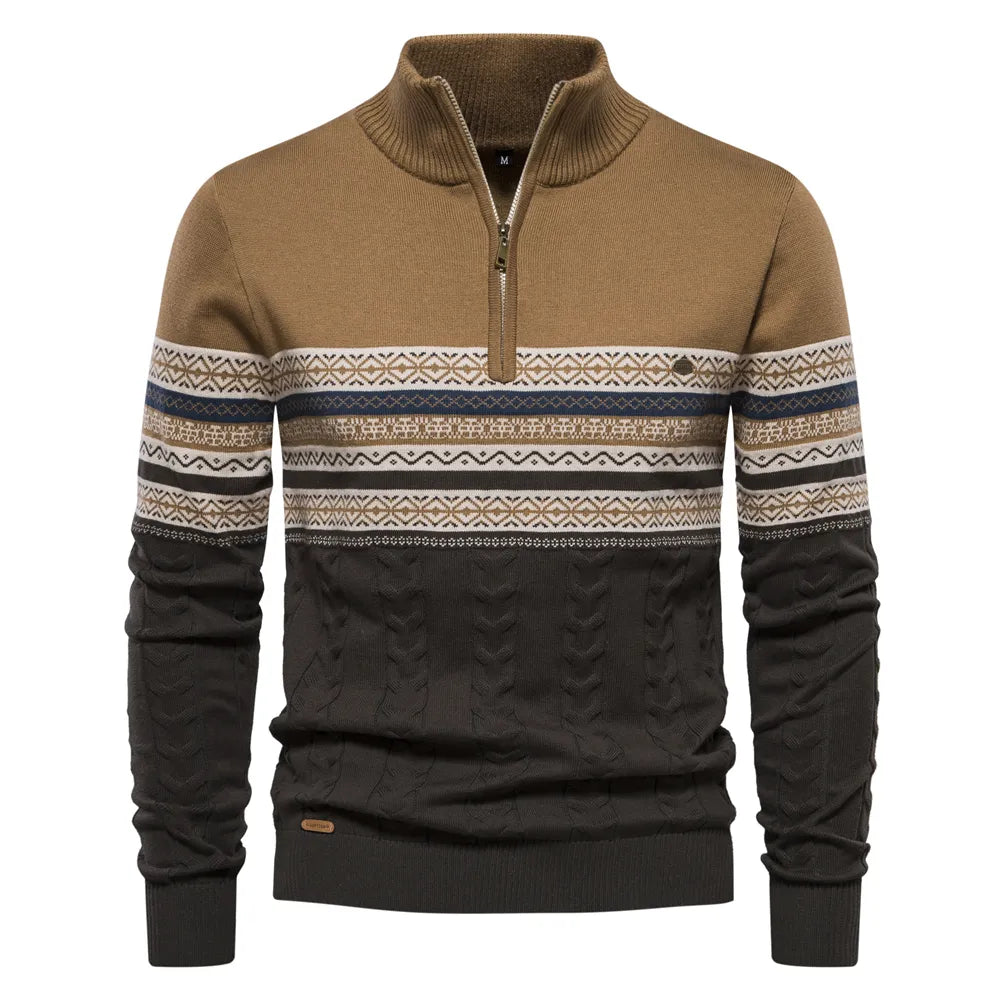 Palmiro - Pullover Herren Retro Muster