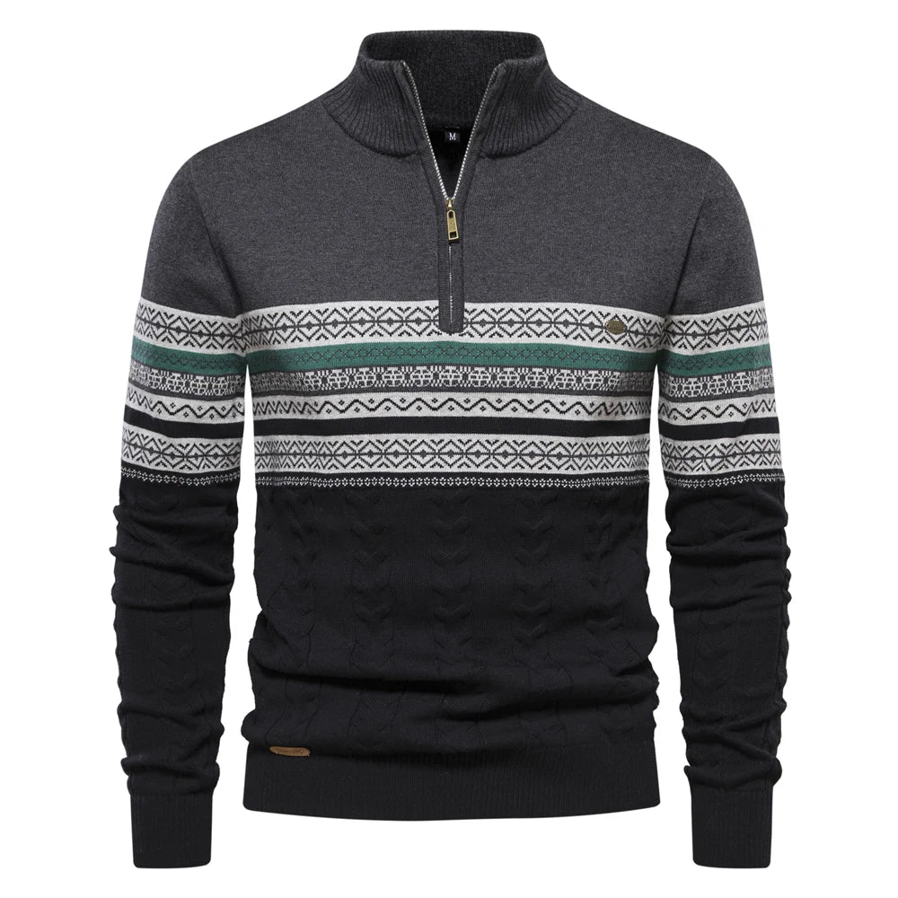 Palmiro - Pullover Herren Retro Muster