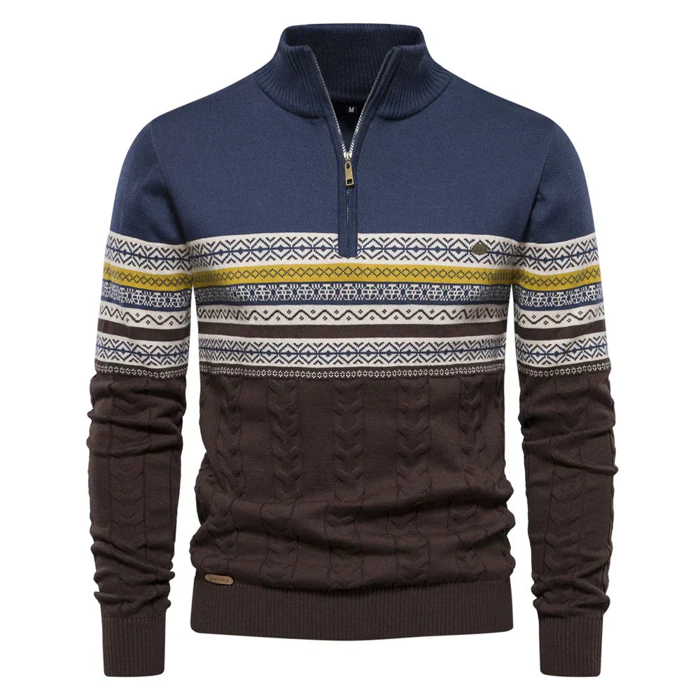 Palmiro - Pullover Herren Retro Muster