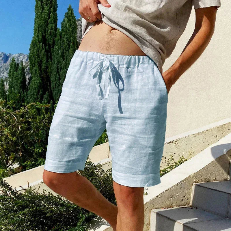 Federigo - Herren Leinen-Shorts