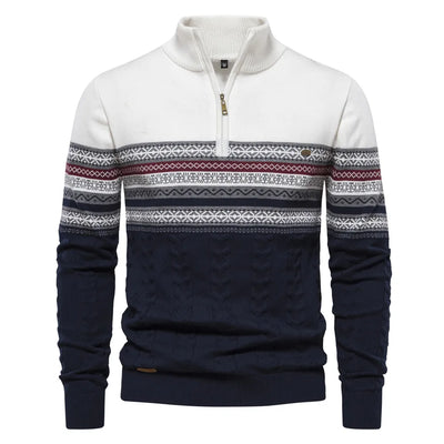 Palmiro - Pullover Herren Retro Muster