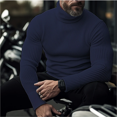 SANDER | Warmer Rollkragenpullover für Männer im klassischen Stil