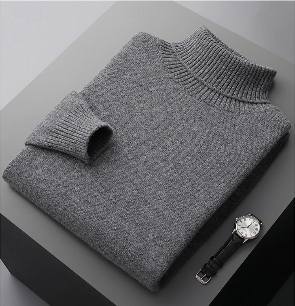 MAXIMILIAN - Eleganter Rollkragenpullover aus Merinowolle für Männer