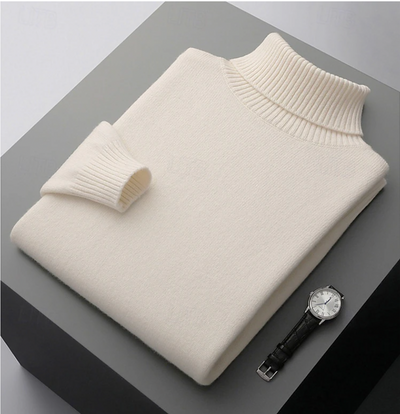 MAXIMILIAN - Eleganter Rollkragenpullover aus Merinowolle für Männer