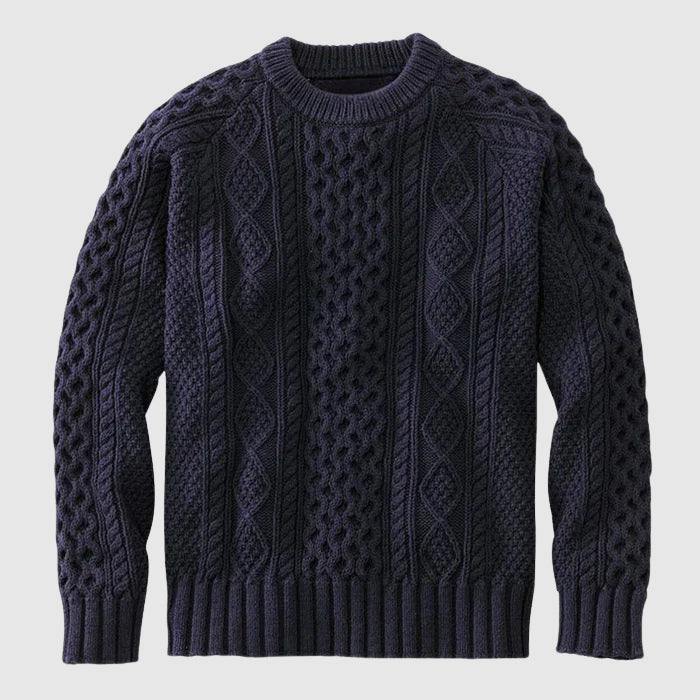 LENNARD | Willow Pullover mit klassischer Webtechnik