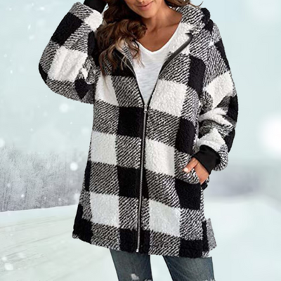 Grisha - Karierte Winterjacke für Damen