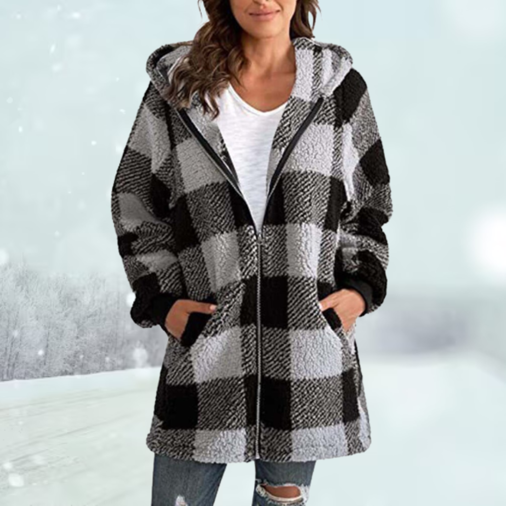 Grisha - Karierte Winterjacke für Damen