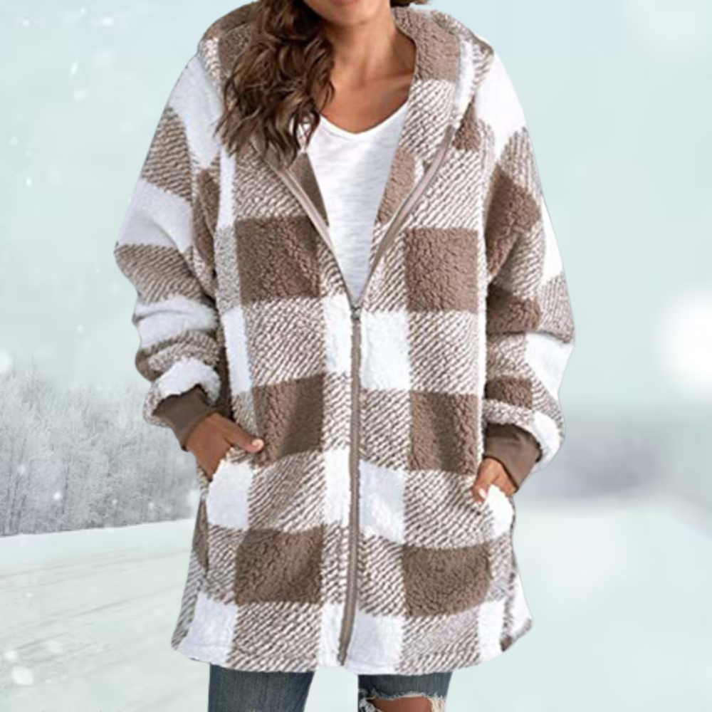 Grisha - Karierte Winterjacke für Damen