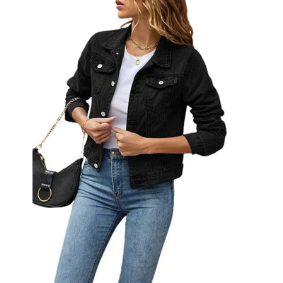 Paulina - Klassische Damen Jeansjacke im Vintage-Stil