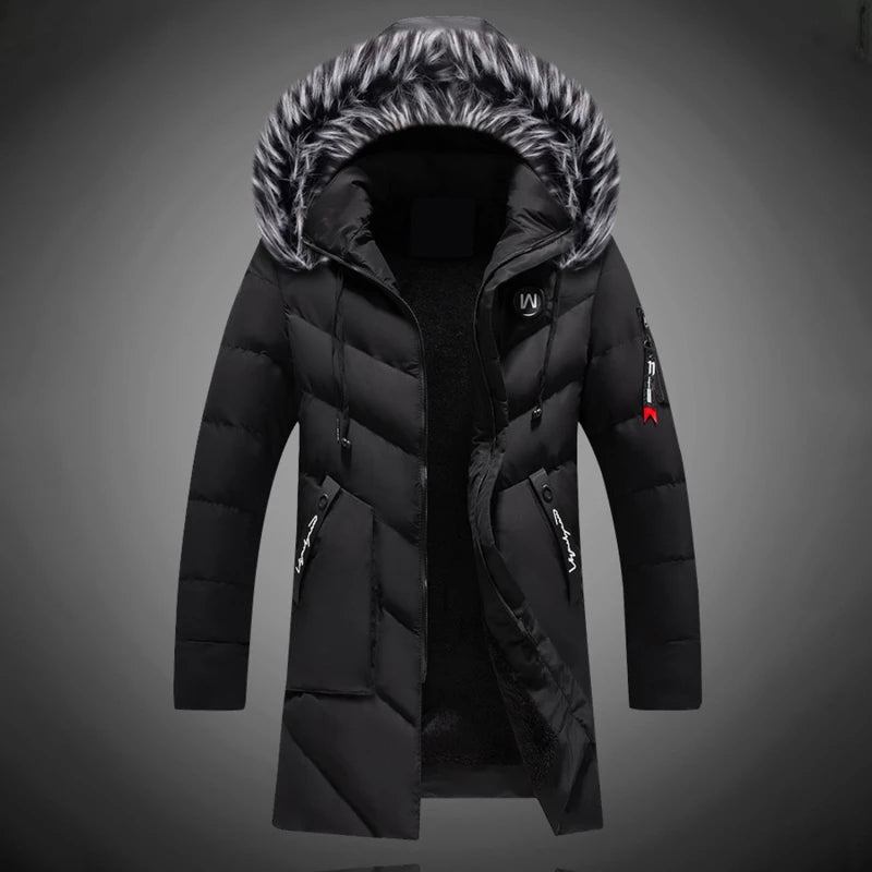 Metodij - Herren Winterjacke Wattiert