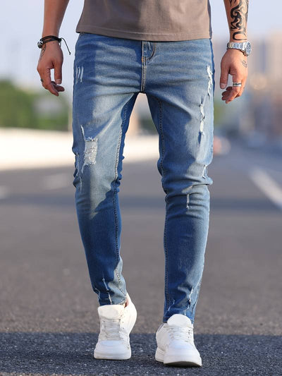 ADYAN | Slim-Fit-Stretch-Jeans für Männer