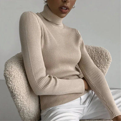 SYLVANA | Eleganter Damenpullover mit Rollkragen