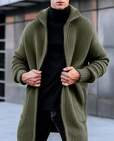 Revor - Lange Strickjacke für Männer