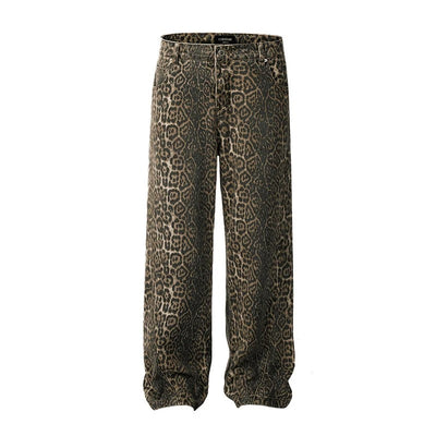 ISOLDE | Vintage Leopard-Jeans für Damen