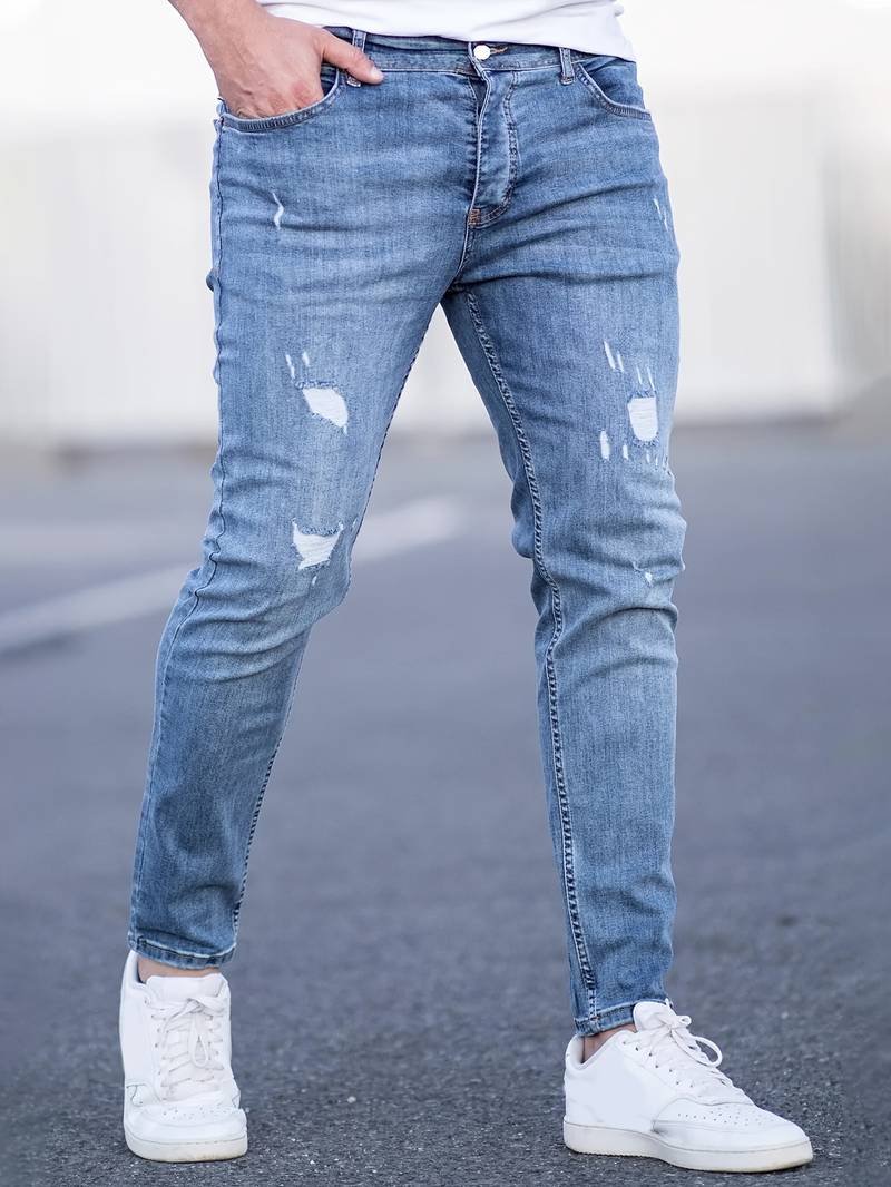 ADYAN | Slim-Fit-Stretch-Jeans für Männer