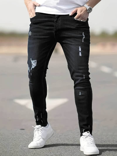 ADYAN | Slim-Fit-Stretch-Jeans für Männer