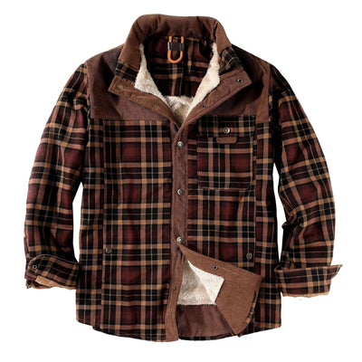 Roxel - Plaid Flare Fleece Hemdjacke