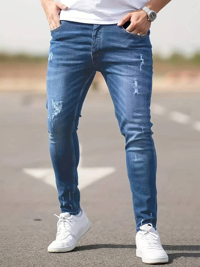 ADYAN | Slim-Fit-Stretch-Jeans für Männer