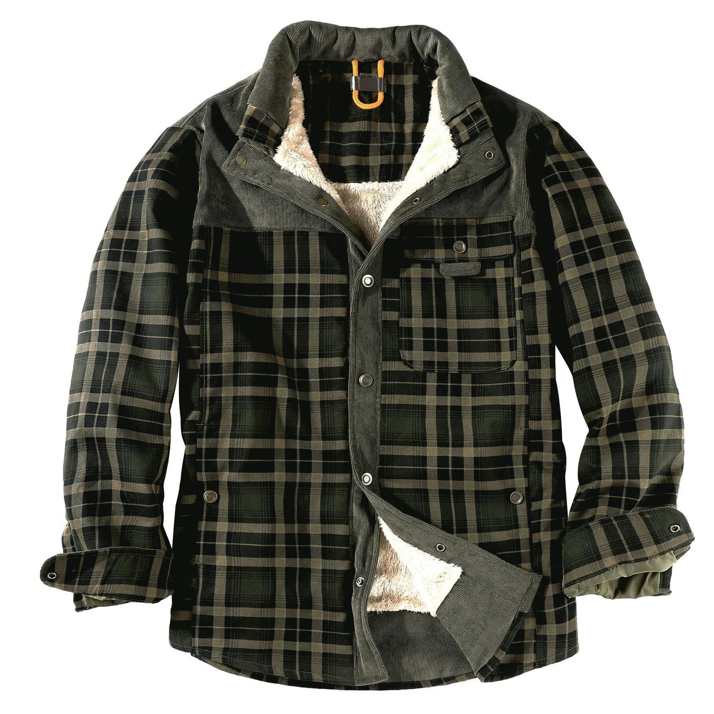 Roxel - Plaid Flare Fleece Hemdjacke