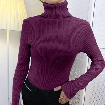 SYLVANA | Eleganter Damenpullover mit Rollkragen