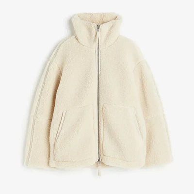 Megumi - Damen Teddyjacke Kuschelig & Warm