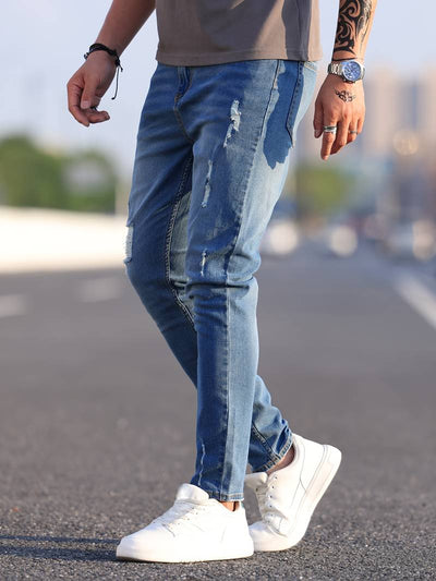 ADYAN | Slim-Fit-Stretch-Jeans für Männer