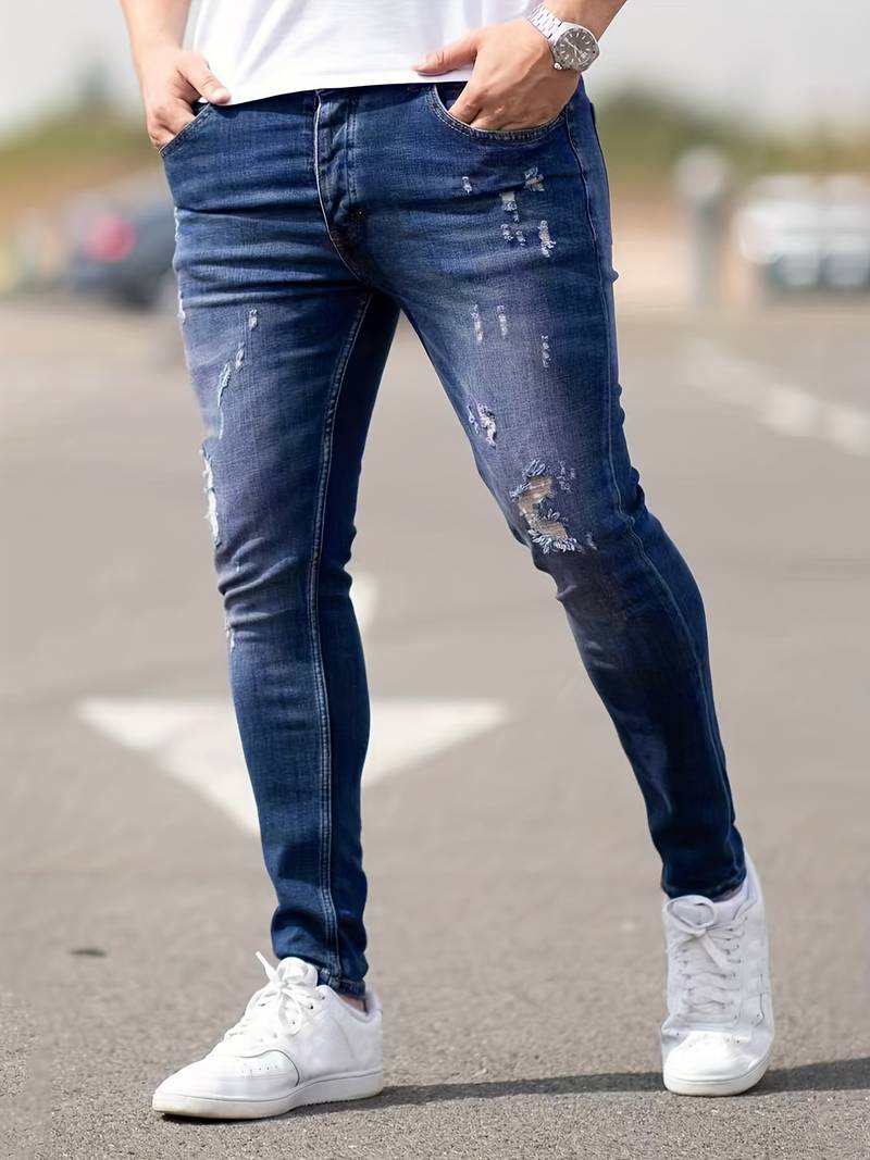 ADYAN | Slim-Fit-Stretch-Jeans für Männer