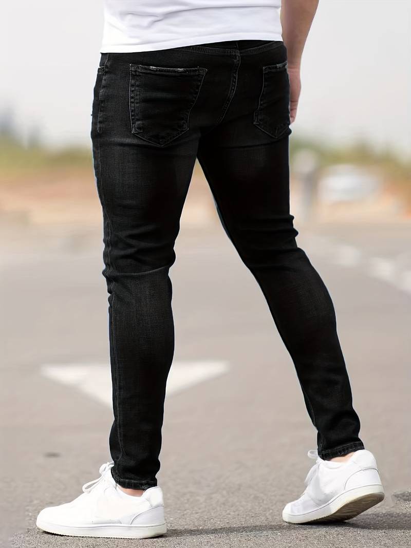 ADYAN | Slim-Fit-Stretch-Jeans für Männer