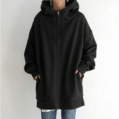 Hilena - Damen Herbst/Winter Zip-Up Hoodie