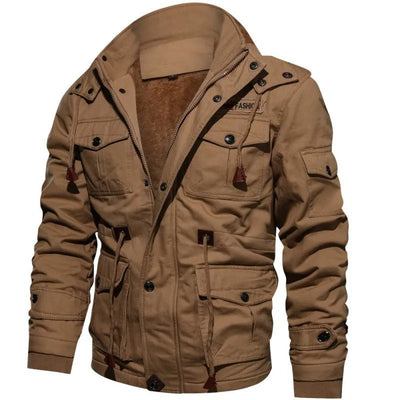 Albert - Herren Winterjacke mit Plüschfutter