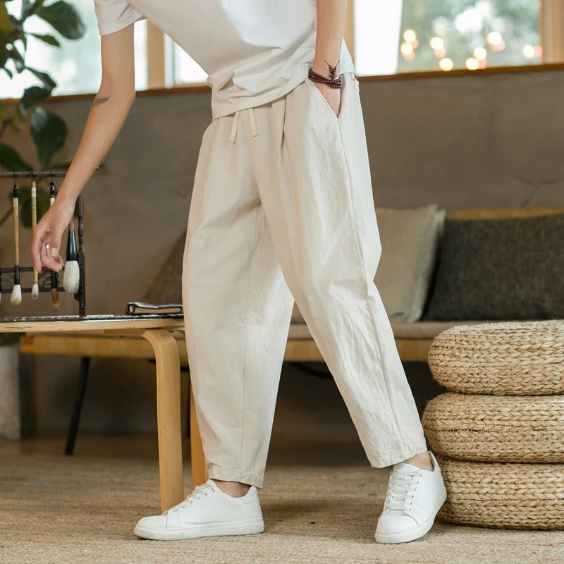 Fergus - Luftig-leichte Herren-Leinenhose für den Sommer