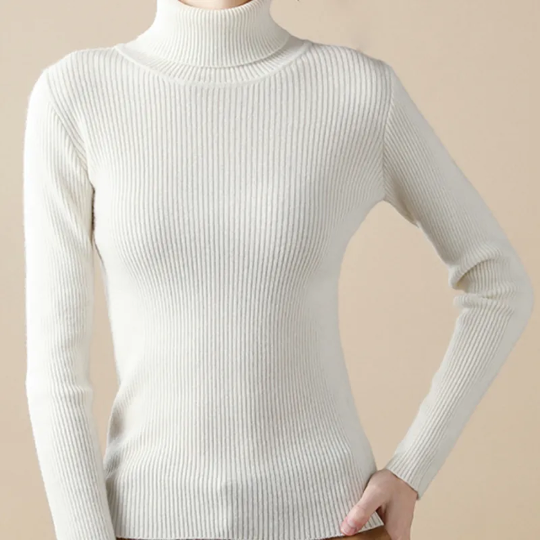 SYLVANA | Eleganter Damenpullover mit Rollkragen